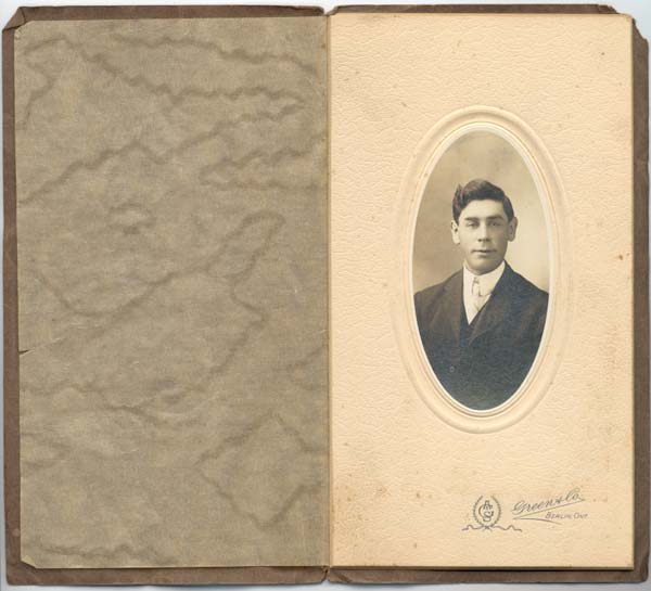 [Wally as a young man]